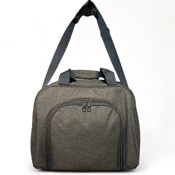 NWOT California Picnic All-in-One Shoulder Insulated Bag 4-Piece Cutlery Cheese! - Picture 2 of 15